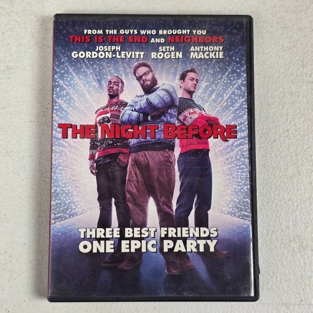The Night Before DVD Seth Rogen Gordon-Levitt